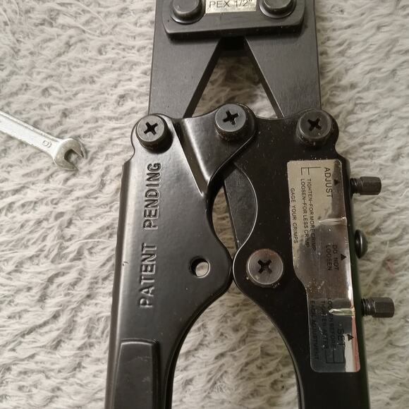 Apollo PEX Crimp Tool Kit 1/2" Crimp Adjustment Wrench - Picture 3 of 7